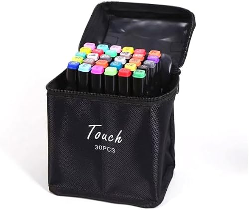 Touch 30pc Double Sided Markers Art Gift Set with Carry Case