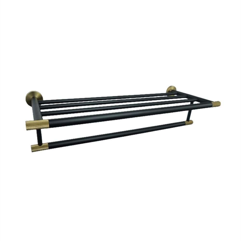 Ensemble d'accessoires de salle de bain noir mat avec porte-brosse 5 pièces