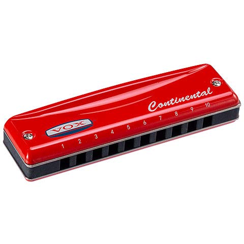 VOX Continental Red G · Armonica a bocca Richter