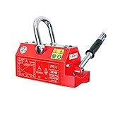 【Starke Saugkraft】Dieser Magnetheber aus Stahl hat eine starke Tragfähigkeit: Die max. Tragfähigkeit: 220/440/660/880/1320 LB;Es verwendet den kompletten großen Magneten und das fortschrittliche Magnetsystem, die Magnetkraft ist sehr stark.