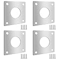 LumenTY 4 Pcs Bird Nest Box Metal Protection Plate Nest Box Cover Plate 32 mm Accessories for Nesting Boxes