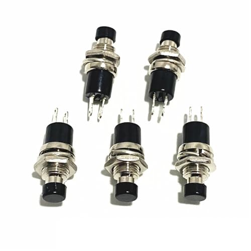Interruptor pulsador momentáneo negro para reparar botones dañados en dispositivos