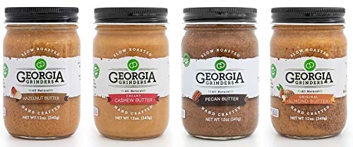 Georgia Grinders Nut Butters Variety Pack - Whole30 Approved! (Hazelnut, Cashew, Original Almond Butter, Pecan) #TOP19