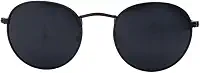 Óculos de Sol Redondo Retrô Vintage Premium Proteção UV400 em Metal Anticorrosivo Estilo Clássico Moderno Unissex Masculino Feminino - Modelo Circle - Cacife Brand