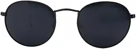 Óculos de Sol Redondo Retrô Vintage Premium Proteção UV400 em Metal Anticorrosivo Estilo Clássico Moderno Unissex Masculino Feminino - Modelo Circle - Cacife Brand
