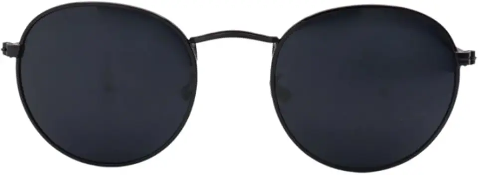 Óculos de Sol Redondo Retrô Vintage Premium Proteção UV400 em Metal Anticorrosivo Estilo Clássico Moderno Unissex Masculino Feminino - Modelo Circle - Cacife Brand