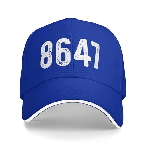 Ositerpz 8647 Hat Women Funny Baseball Hat Funny Birthday Gifts for Men Blue