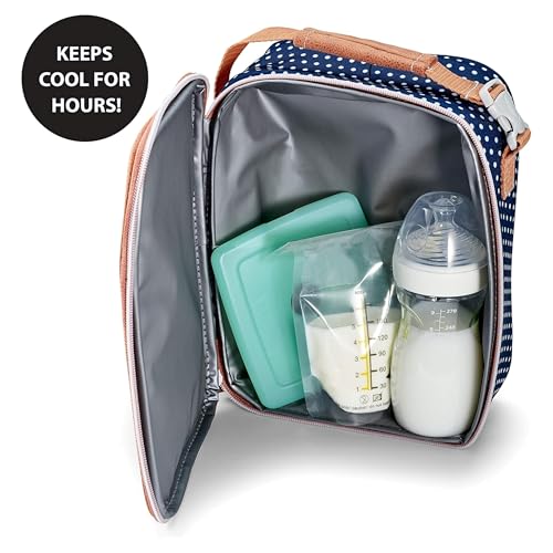 Image of Fit + Fresh Cool Coolers Slim, Reusable Ice Packs for Lunch Bags, Beach Bags, Coolers, and More, Set of 4, Multicolored