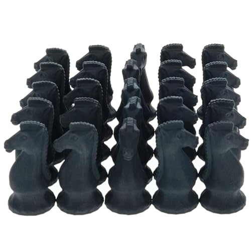 Gommes d'échecs Black Knight WE Games finitions détaillées lot de 25