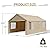 Gardesol Carport, 12'x20' Extra Large Heavy Duty Carport with Roll-up Ventilated Windows, Portable Garage with Removable Sidewalls & Doors for Car, Truck, SUV, Car Canopy with All-Season Tarp, Beige