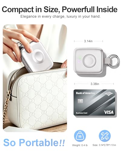 Portable Charger 3 in 1, Smaller 10000mAh Built-in Cables 22.5W Power Bank - image 5