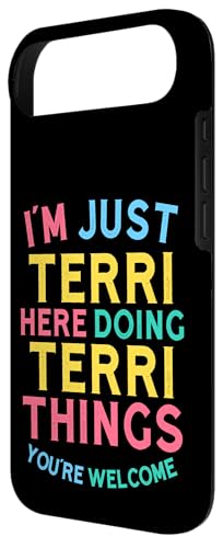 Hülle für iPhone Air Terri Macht Hier Terri Dinge Lustiger Terri Name