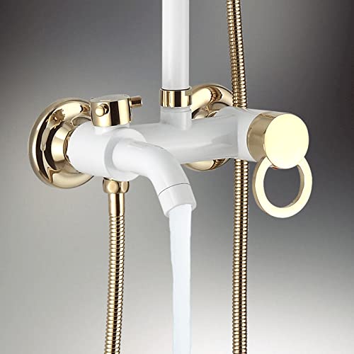 Ensemble de douche mural complet avec mitigeur de baignoire haute finition - 2