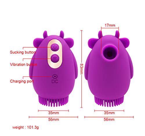 Sugador de Clitóris Sullivan Monstrinho Roxo 10 Velocidade