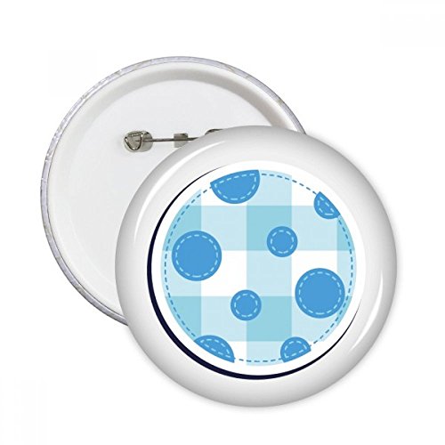 Badge Pins Bouton Alien Lune Ronde pour Customiser Vêtements Sacs M