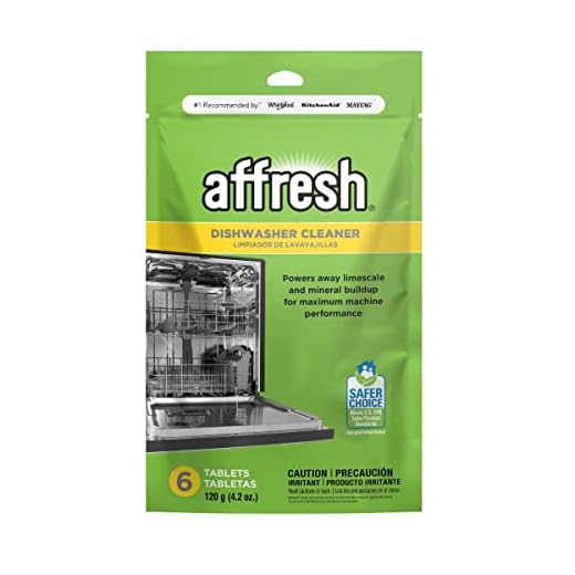 Affresh Dishwasher Cleaner, Helps Remove Limescale and Odor-Causing Residue, 6 Tablets
