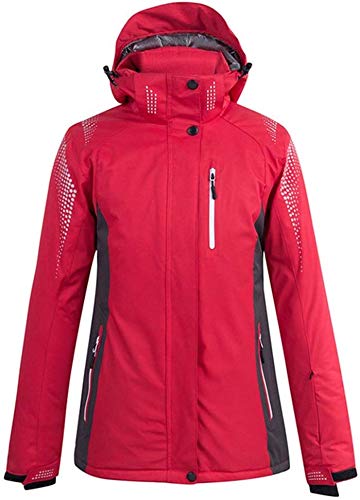 Veste imperméable ski coupe-vent manteau étanche rouge