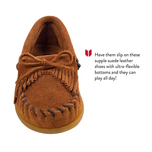 Minnetonka Kids' Kilty Hardsole Moccasin3