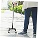 Hemoton Djustable Walking Stick for Seniors 4 Prong Stainless Steel Stable Base Anti-Slip Handle for Travel Daily Use
