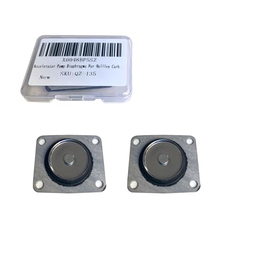 Seaeagles QZ135 2Pieces135-5 Carburetor Diaphragm Fit For Holley 4150 4160 Carburetors | Replace To Holley 135-5, Holley135-12 30Cc Accelerator Pump Diaphragm thumb #1