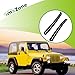 omoZone Pair Hard Top Exhauster Vent Grille Left Driver & Right Passenger Side Compatible with 1997-2002 Jeep Wrangler TJ Replaces 55036306 55036307