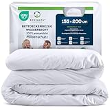 Sensalou Bettdecken Oberbett Decken Inkontinenz Bezug 155 x 200 cm wasserdicht