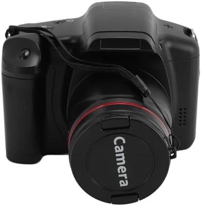 Digital Camera, 16MP 1080P DSLR Camera for Photo & Video, 16x Digital Zoom, 180° Flip Screen, Multi-Axis Stabilization, Compact Vlog Camera for Travel Gift