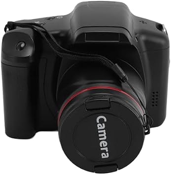 Digital Camera, 16MP 1080P DSLR Camera for Photo & Video, 16x Digital Zoom, 180° Flip Screen, Multi-Axis Stabilization, Compact Vlog Camera for Travel Gift