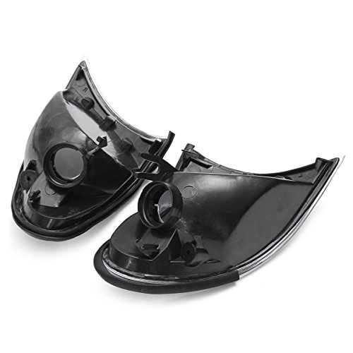 Ricoy Pair Compatible With 2002-2005 Bmw E46 3-Series 4Dr Sedan Corner Lights - Crystal Clear Lens #TOP3