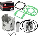 J10-11636-00-00 Oversize 0.5mm Top End Piston Bearing Gasket Ring kit for Yamaha G1 2-Cycle Gas