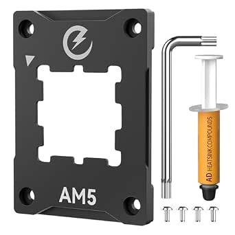 AM5 Contact Frame für AMD Ryzen, AM5 CPU-Rahmen mit Wärmeleitpaste