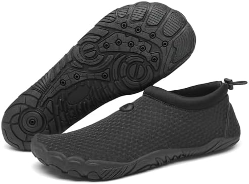 Mishansha Womens Mens Water Shoes Quick-Dry Wide Toe Barefoot Shoes