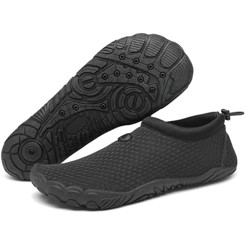 Mishansha Womens Mens Water Shoes Quick-Dry Wide Toe Barefoot Shoes