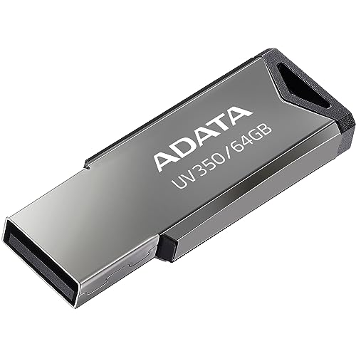 PEN DRIVE ADATA AU350 64GB 3.2 PRATA- AUV350-64G-RBK