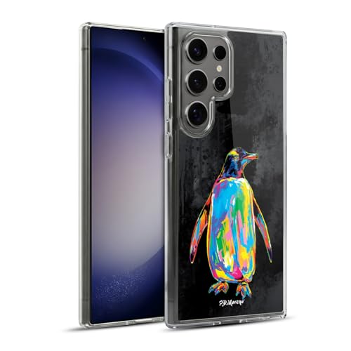 Funda Antirrayas Samsung S23 Ultra de Gel Suave de Pingüino Navideño