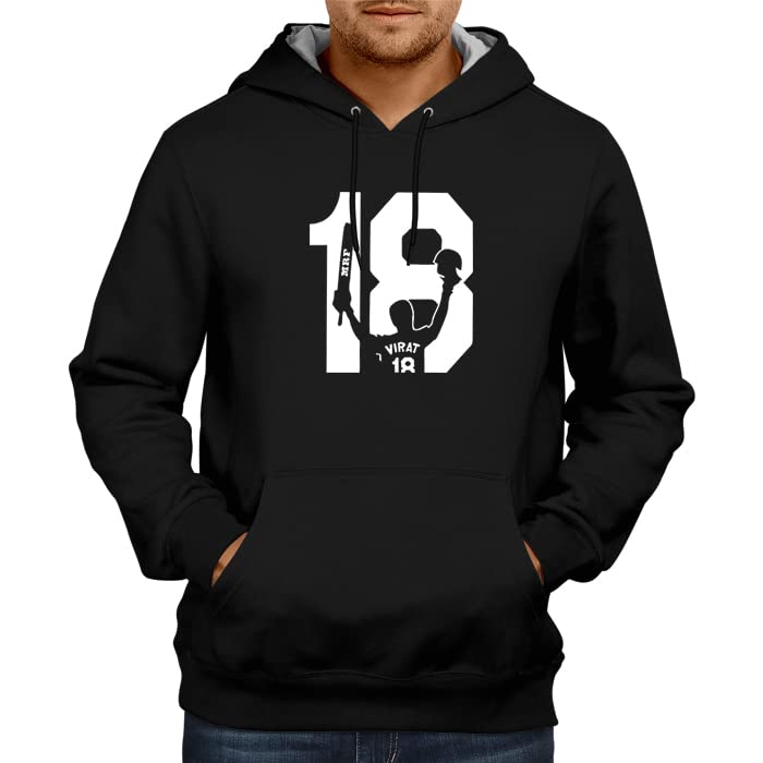 brief chickade Men Cotton Casual,Stylish Latest Wedding Viratkholi Full Sleeve Regular Round Neck Hoodie Color Black and Size (S)-picture-36