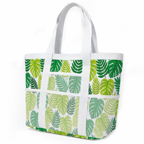 Sac de plage zippé en toile légère pour des vacances sans effort