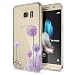 Produktbild NALIA Handyhülle kompatibel mit Samsung Galaxy S7, Slim Silikon Motiv Case Hülle Crystal Schutzhülle Dünn Durchsichtig, Etui Handy-Tasche Back-Cover Transparent Bumper, Motiv:Dandelion Pink