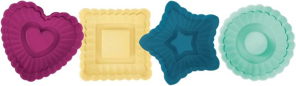 ル・クルーゼ フラワープレートLC(S)(5枚入り)ライトレインボー ル・クルーゼ フラワープレートLC(S)(5枚入り)ライトレインボー