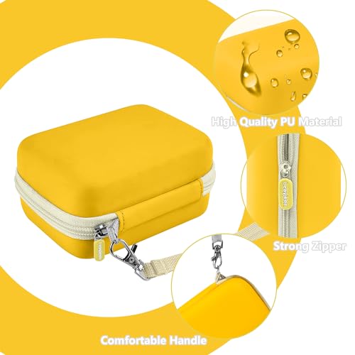 Funda Compacta y Resistente para Cámara, Color Amarillo miniatura 4