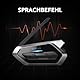 Sena 50R Motorrad Bluetooth Kommunikationssystem mit 3-Tasten Bedieneinheit und Sound by Harman Kardon, integriertem Mesh Intercom System und Premium Mikrofon & Lautsprechern