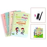 Sank Reusable Practice Copybook for Kids - The Print Handwiriting Workbook-Reusable Writing Practice...