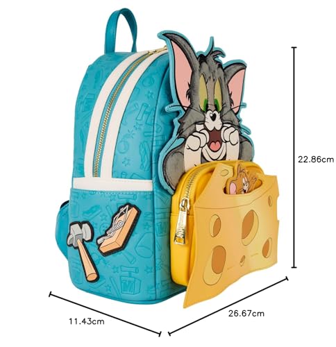 Mini sac à dos Tom and Jerry Loungefly en finitions premium et détails brodés