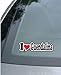 JINTORA - Adesivo Auto - I Love Heart - Amo con Il Cuore 15 cm - I Love Guendalina - Camion Finestra Laptop - Adesivo con Il Nome dell'uomo Donna Bambino