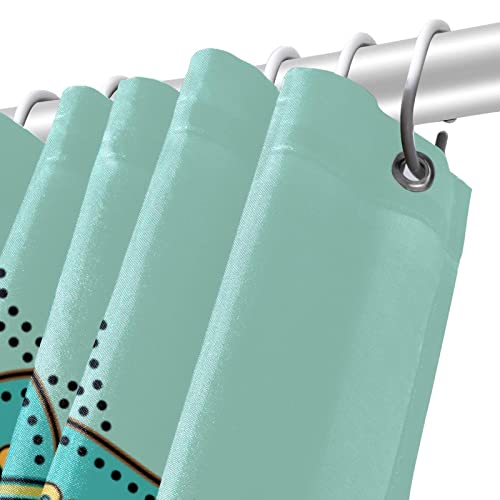 Rideau de douche de qualité supérieure mandala vert floral textile imperméable durable - 6