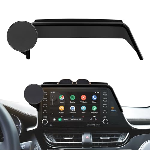 TUYICN Car Phone Holder Fit for Toyota CHR/CH-R 2019 2020 2021 2022- for MagSafe Magnetic Cell Phone Mount for chr Accessories 8 inch Touchscreen -Cradles Strong Magnets for iPhone