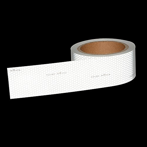 hongjun Reflexiva Solas Marine Tape Safety 5.1cm 9.1m Branco e prata