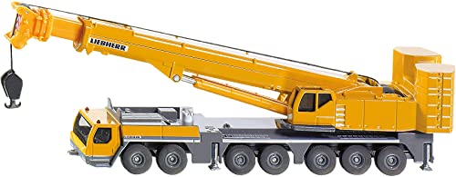 siku 1886, Gru mobile Liebherr, 1:87, Metallo/Plastica, Giallo, Parti mobili