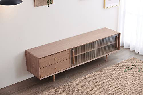 Slabstudiohongkong Japanese Style Tv Cabinet, Modern Tv Stand Cabinet, Tv Media Storage Console #TOP4