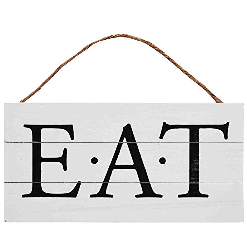 GSM Brands Eat Wood Plank Kitchen Sign #TOP24